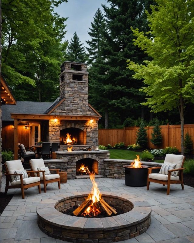 Create a Fire Pit or Outdoor Fireplace