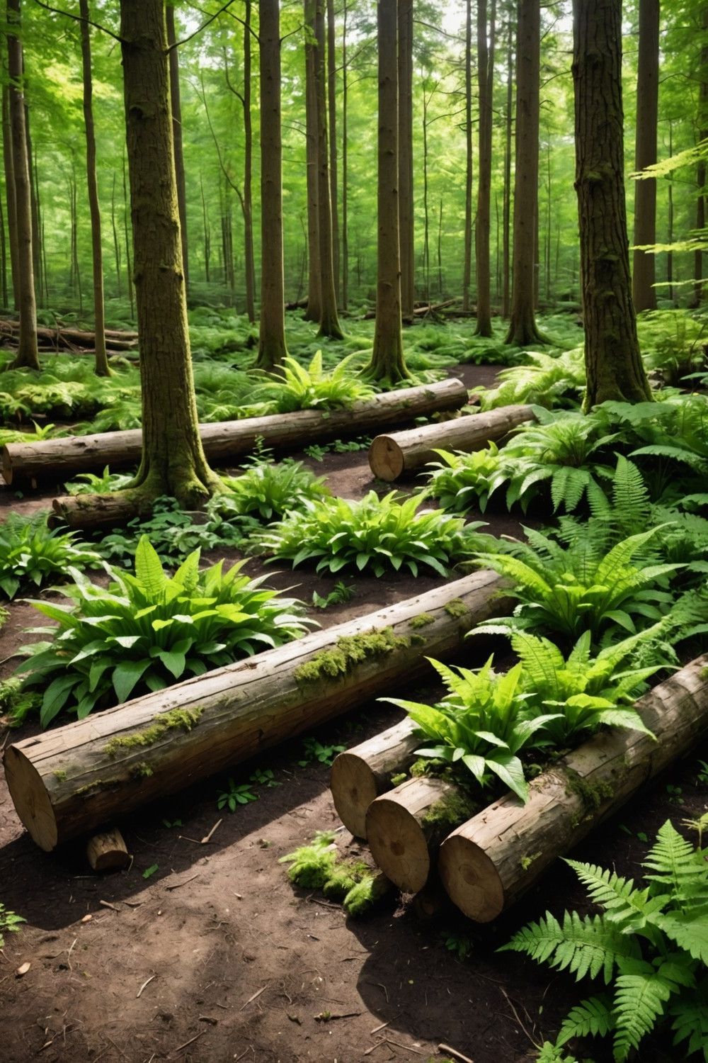 Build Rustic Log Planters