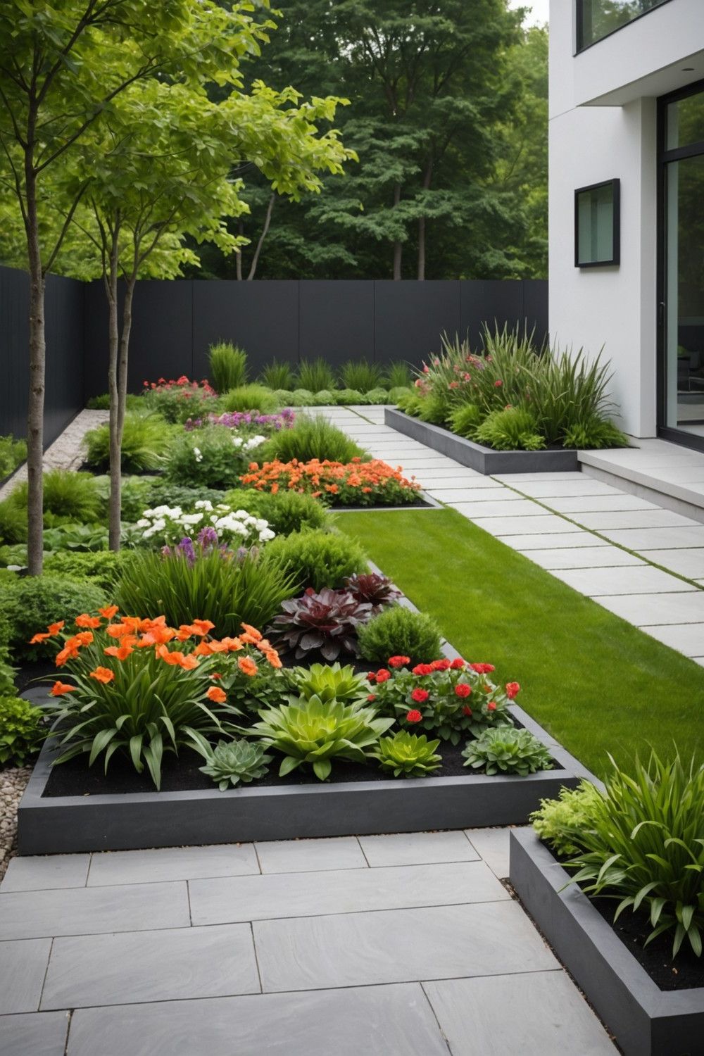 In-Ground Planters for a Clean Look