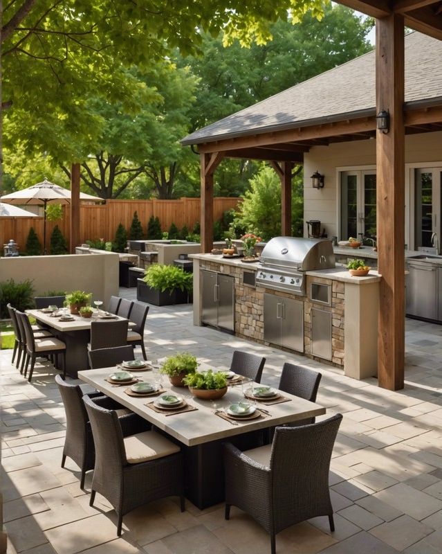 Build an Outdoor Kitchen and Dining Area