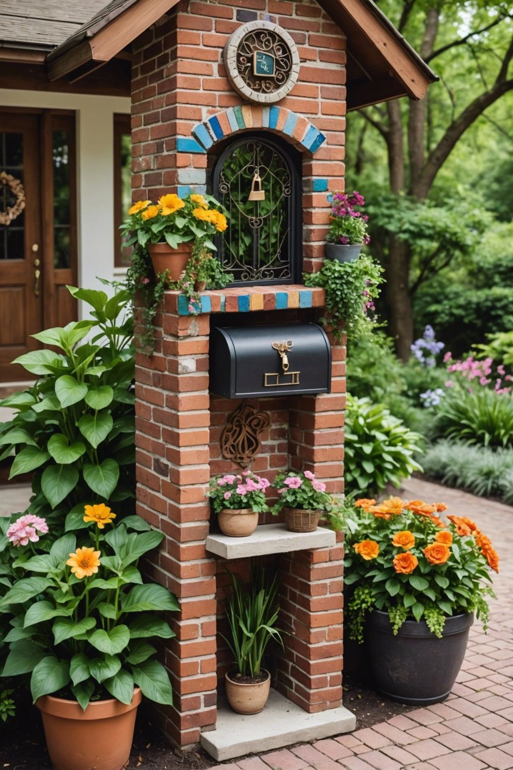 Boho Chic Brick Inlay