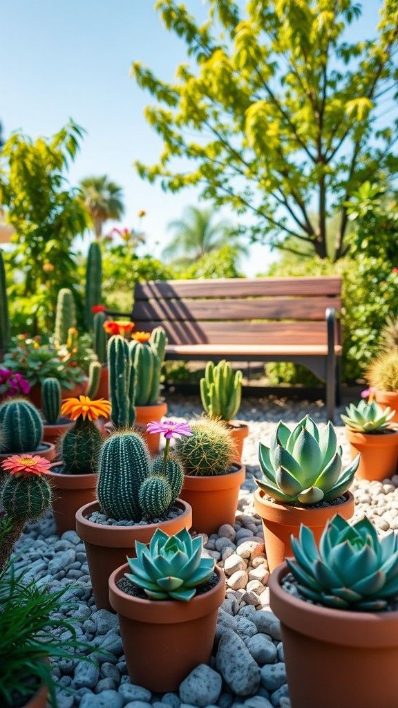 Implement Succulent and Cactus Displays