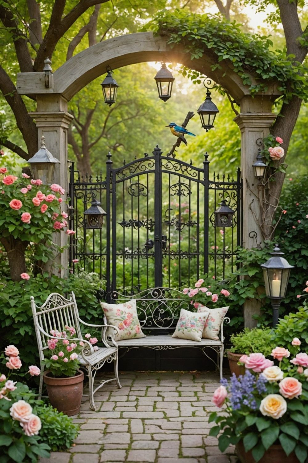Vintage Garden Decor