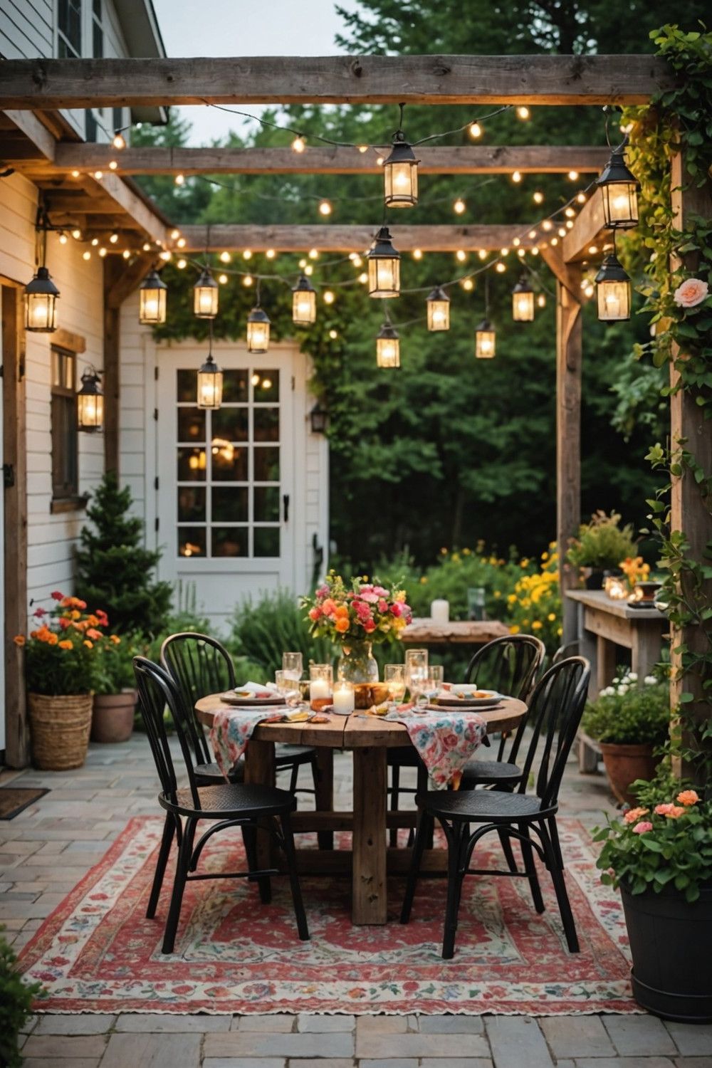 Charming Outdoor Dining Area