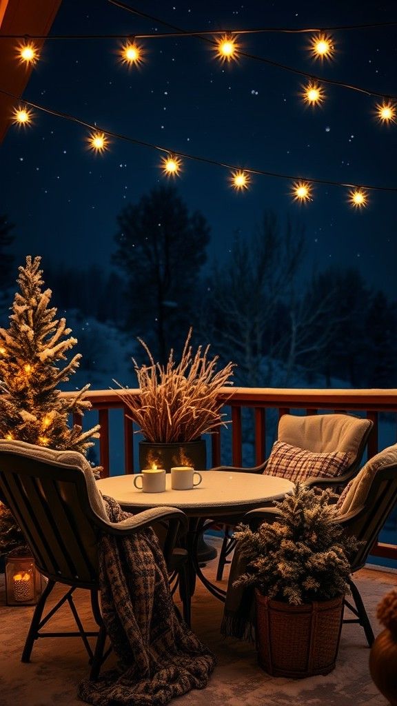 Warm White Twinkle Lights for a Magical Effect