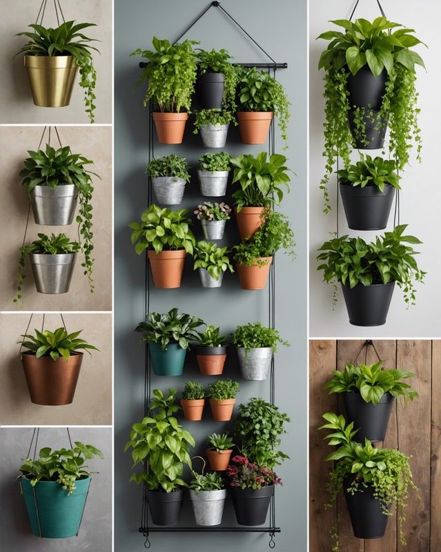 Hanging Vertical Planters