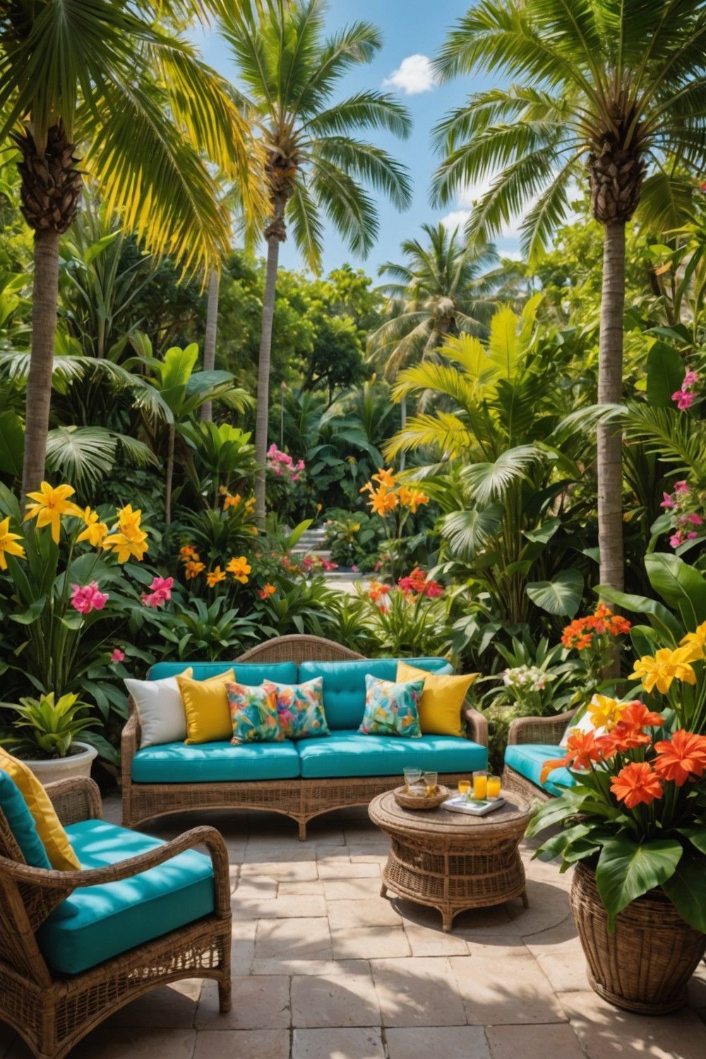 Create a Sitting Area with Comfortable Outdoor Furniture