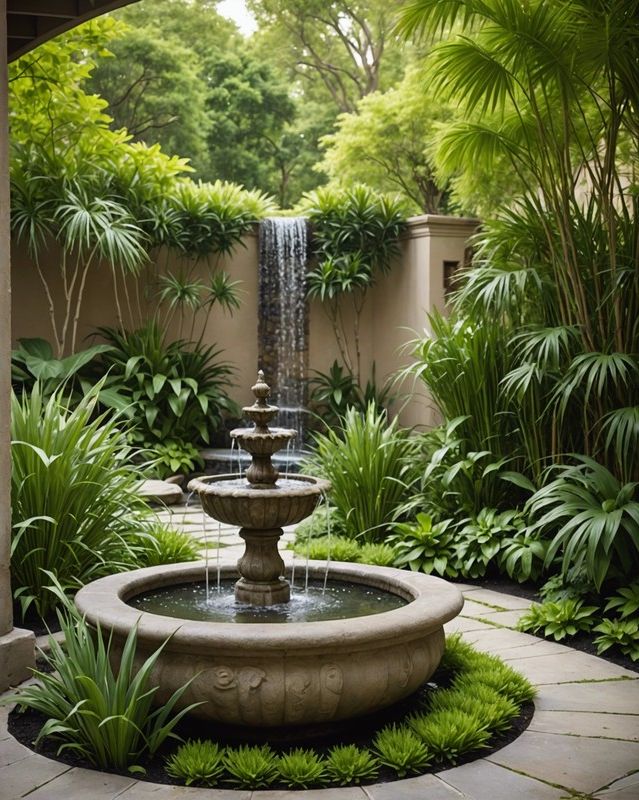 Lemongrass and fountains