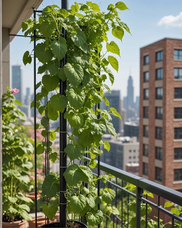 Telescoping Trellis Pole