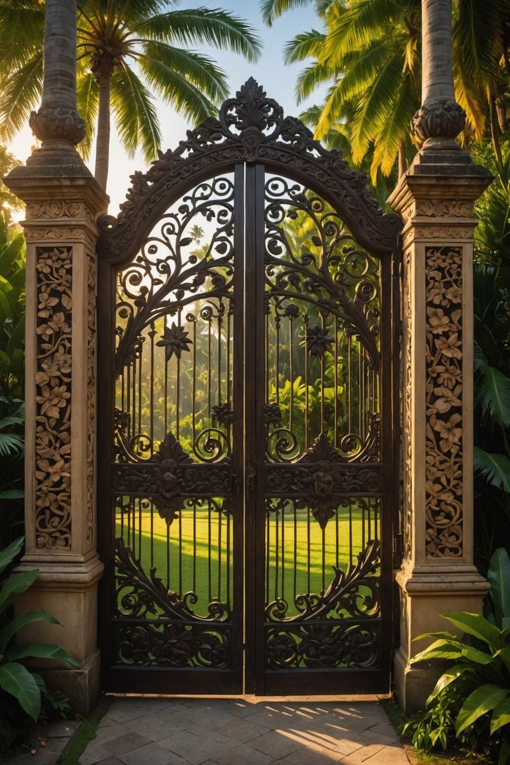 Create a Dramatic Entrance with a Statement Gate