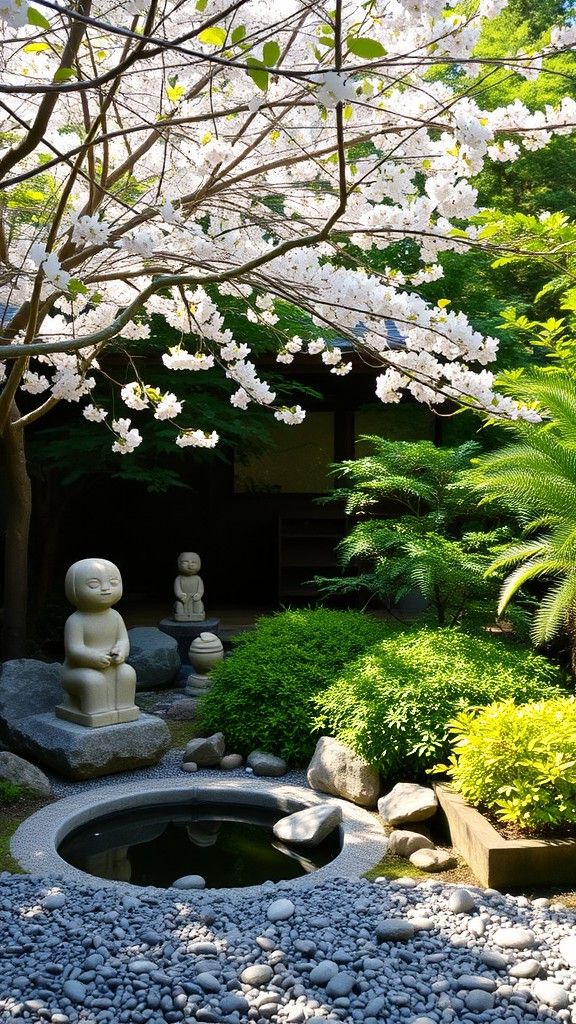 Utilize Stone Statues and Ornaments