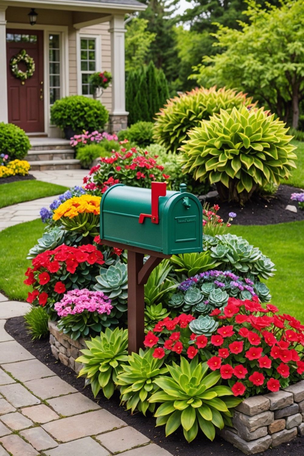 Colorful Planter Boxes