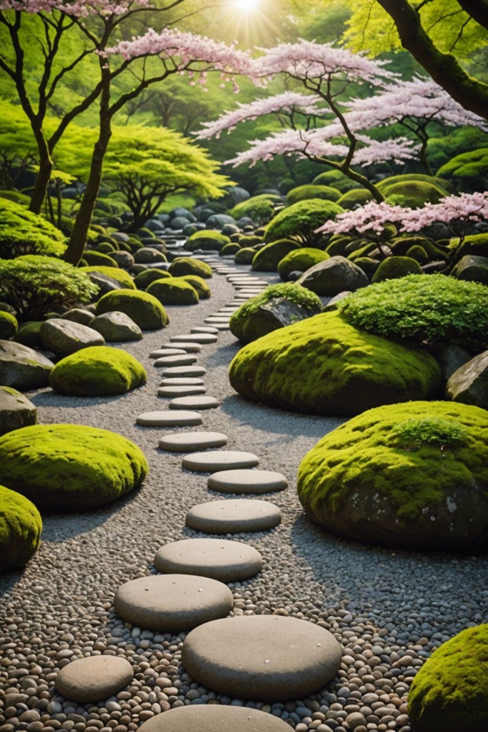 Stepping Stones and Pebble River Beds