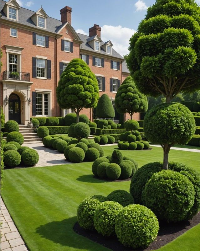 Boxwood Topiaries