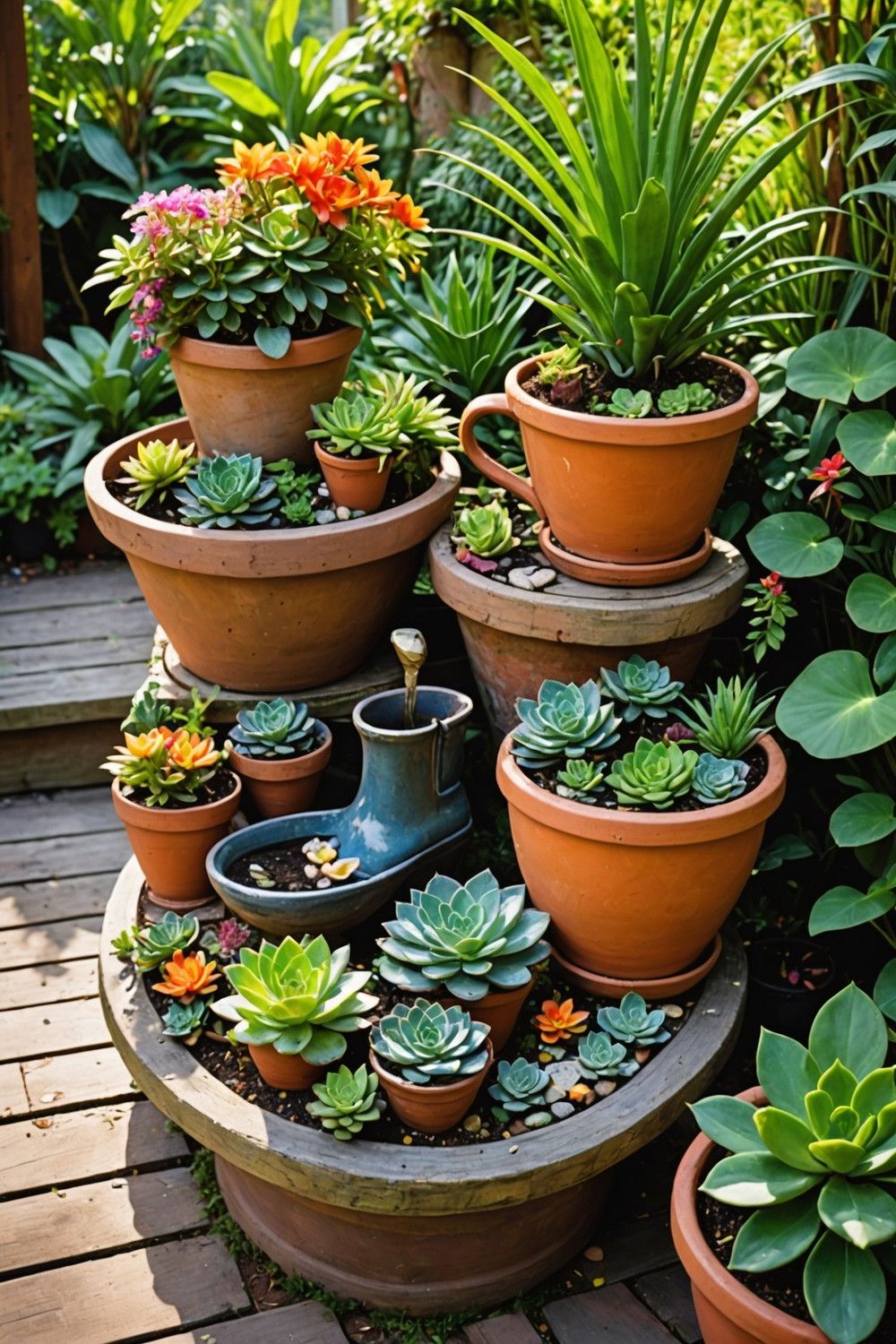 Use Succulents in Unconventional Containers