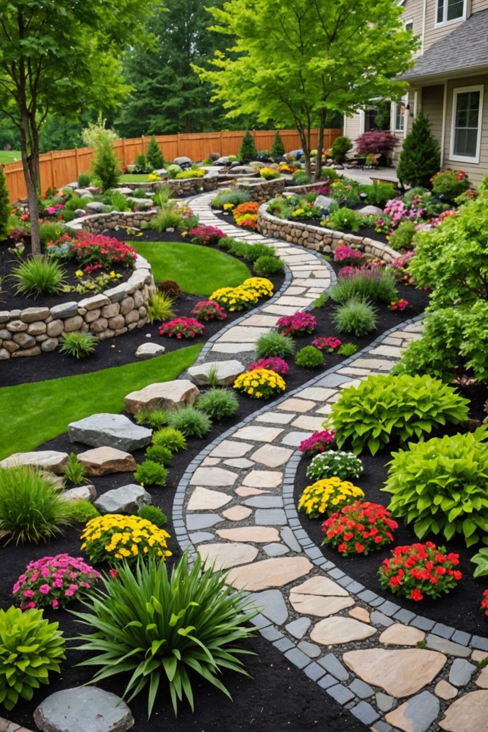 Decorative Rock Borders