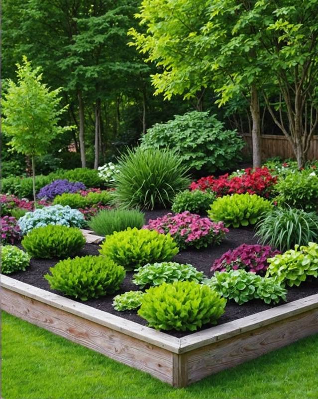 Line the bed with landscape fabric.
