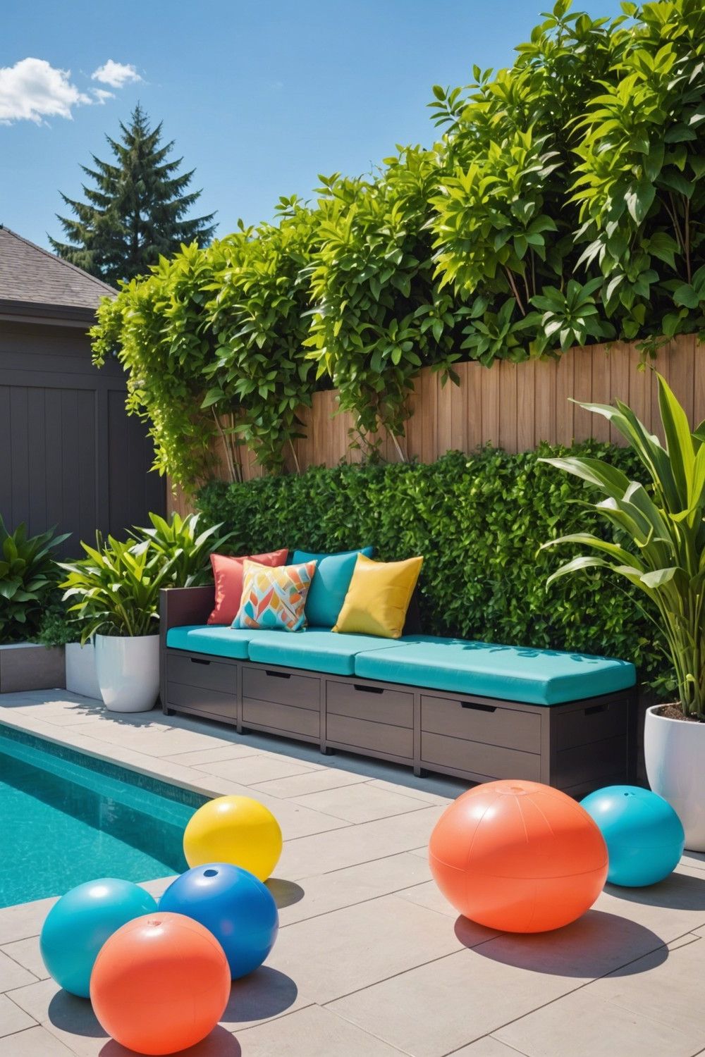 Designate a Patio Storage Bench