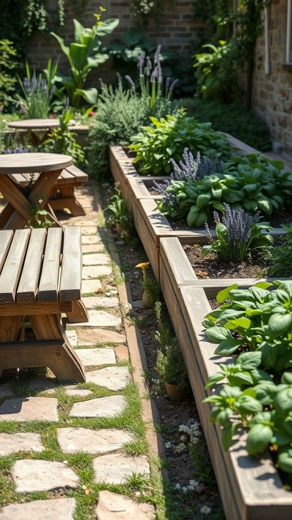 Incorporate Herb Gardens for Aromatic Touch