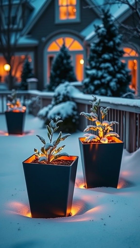 Illuminated Planters for a Unique Touch