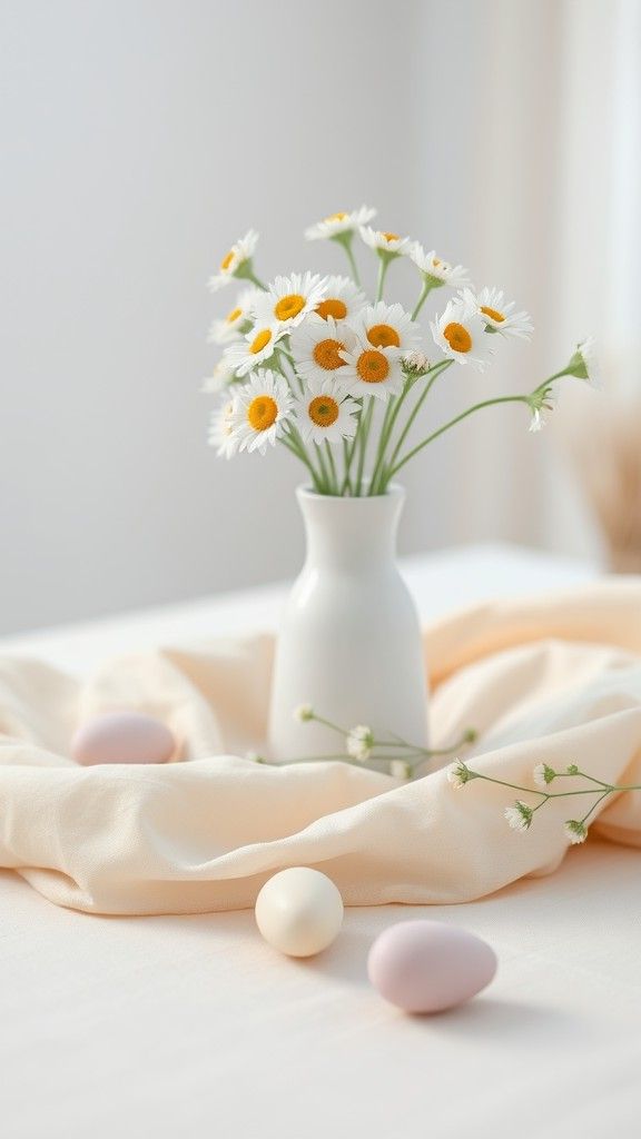 Table Centerpiece with Easter Elements