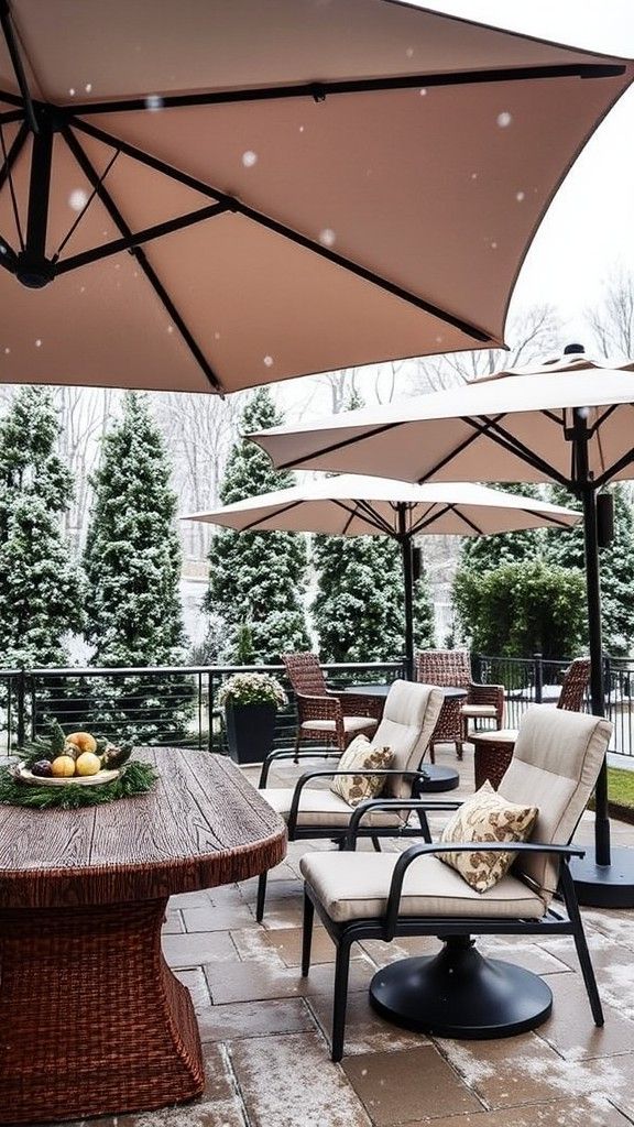 Heavy-Duty Umbrellas for Shade