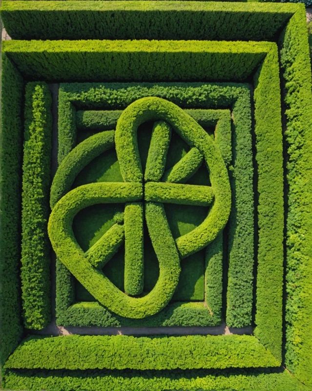 Boxwood Knot Garden