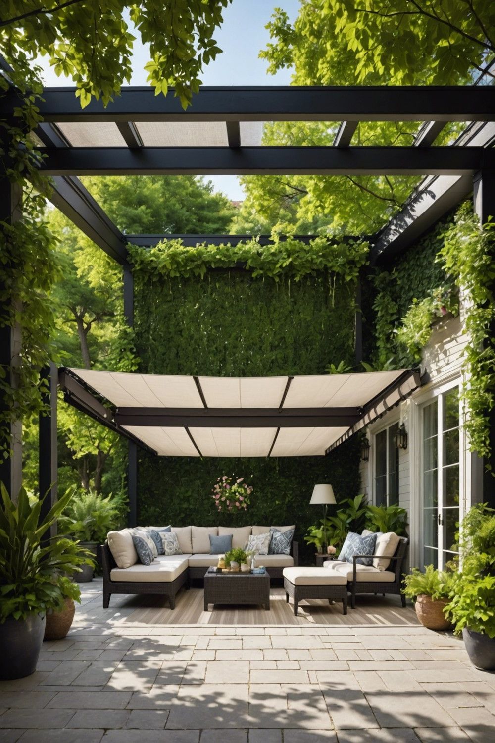 Retractable Canopy Pergola