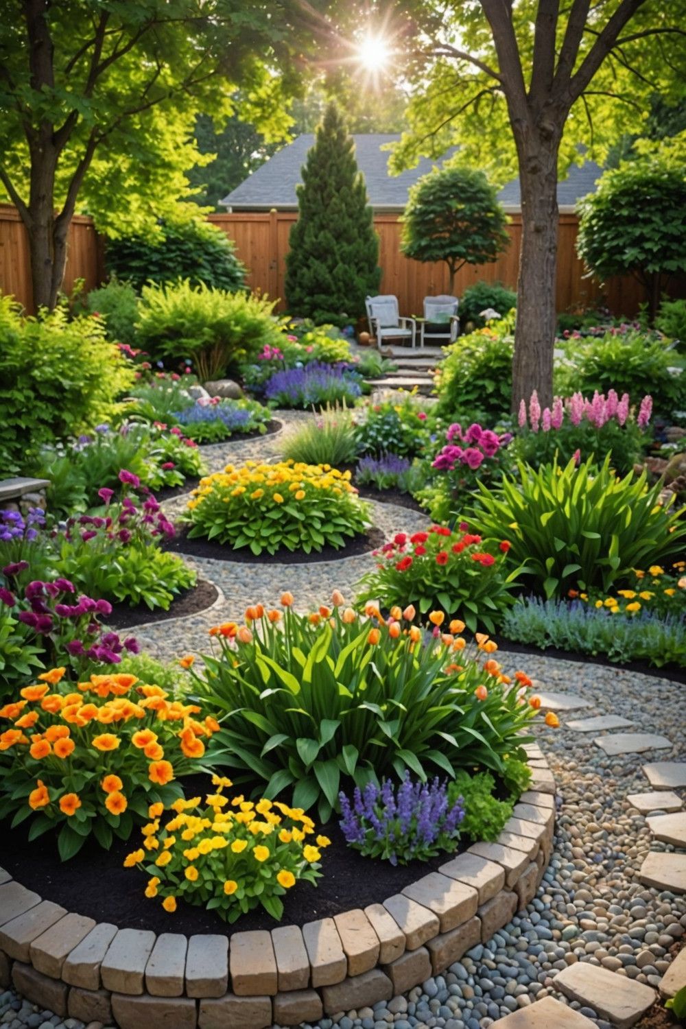 Incorporate Pebbles in Raised Garden Beds