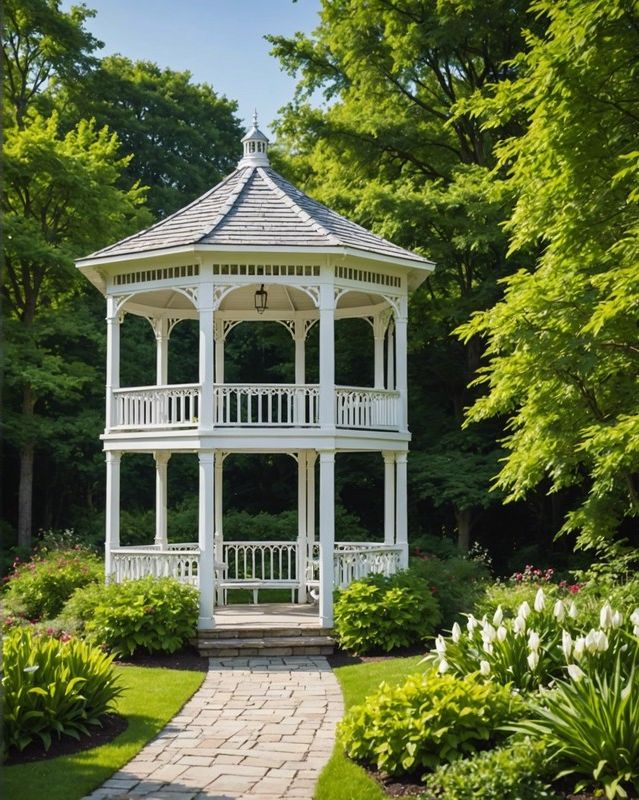 Classic White Gazebo