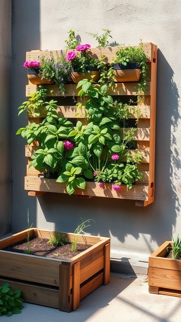 Wooden Pallet Gardens