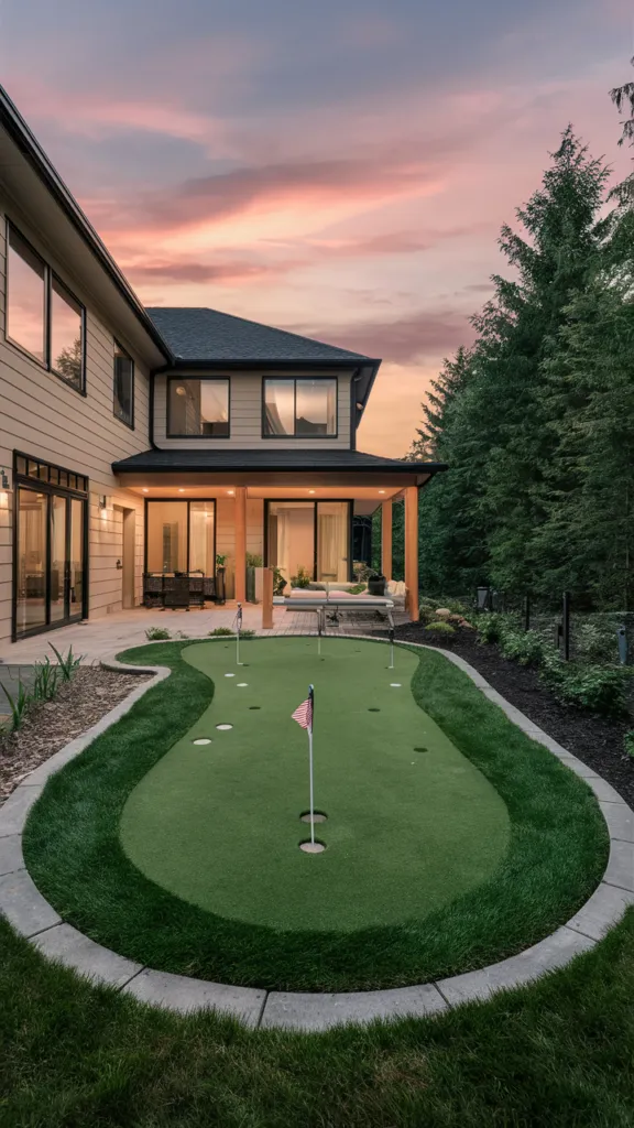Backyard Putting Green