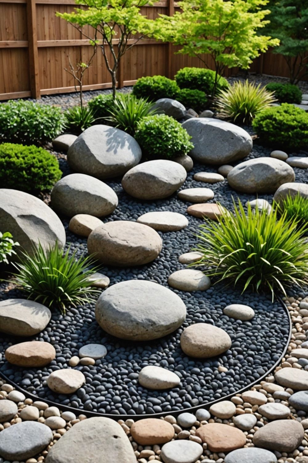 Arrange Boulders in a Zen Garden
