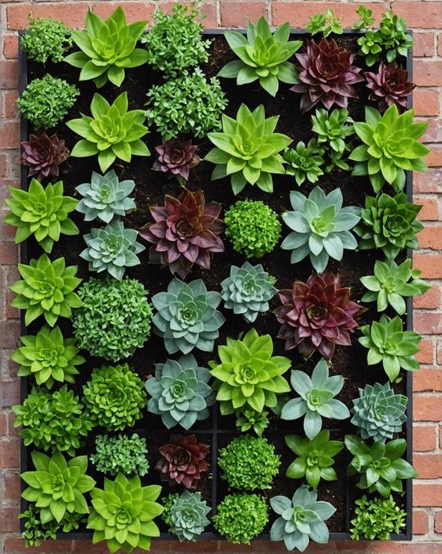 Create a vertical garden.