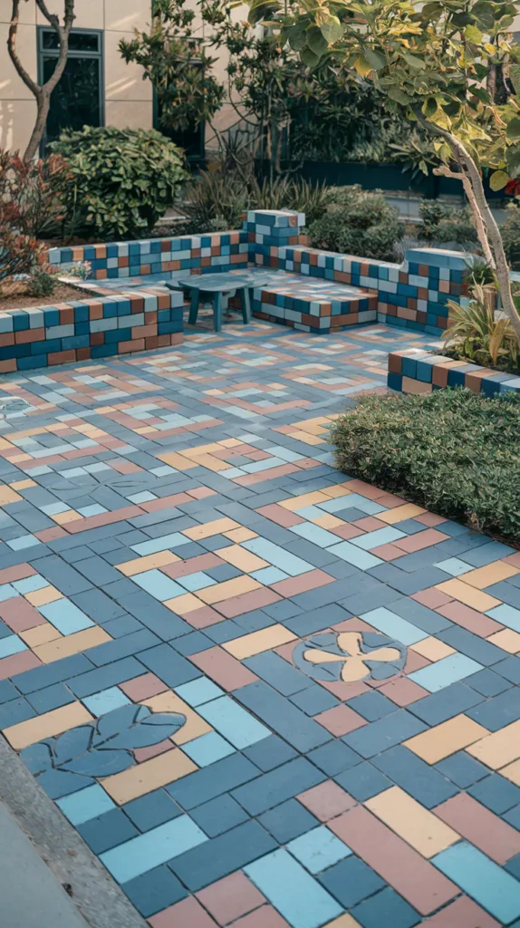 Multi-Color Brick Pattern
