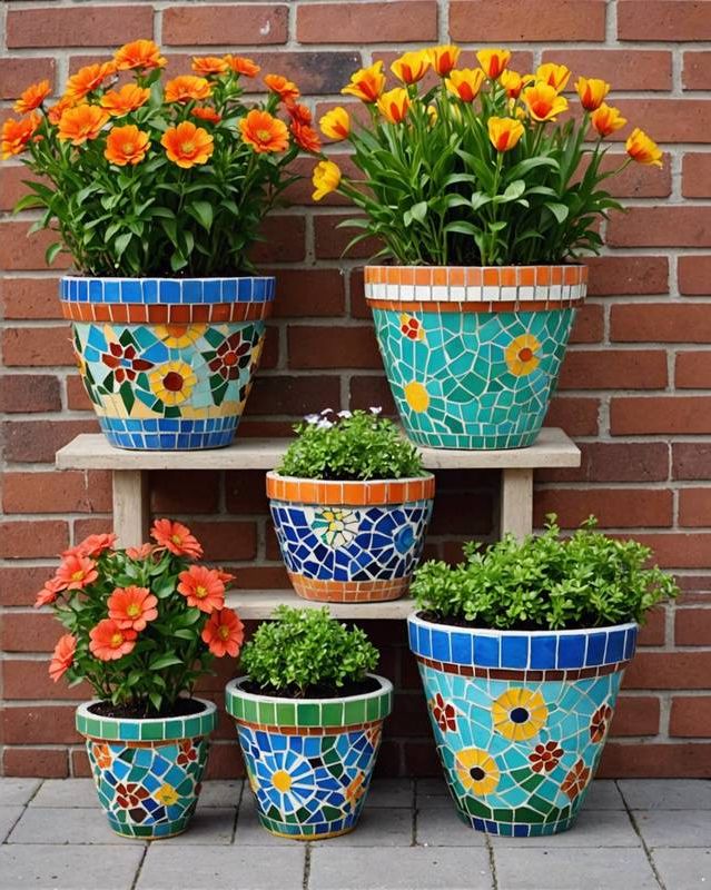 Mosaic Pots