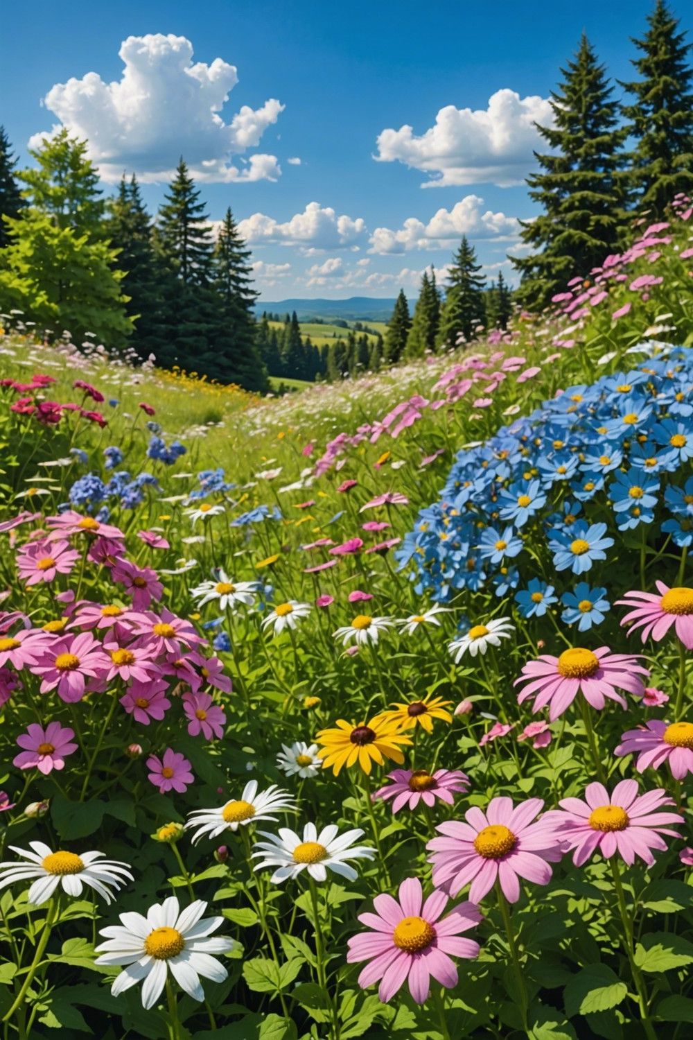 Whimsical Wildflower Meadow