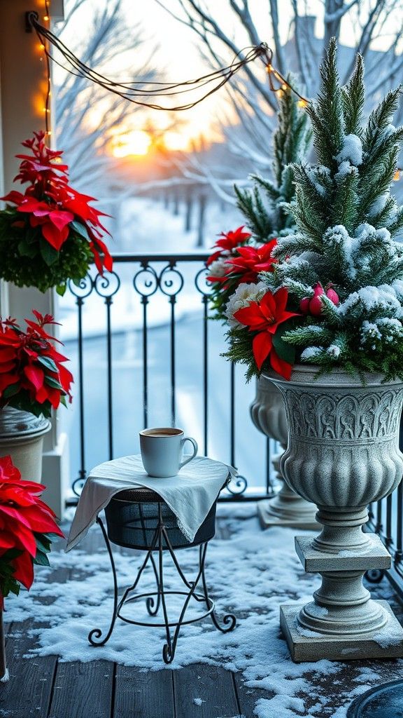 Planters with Seasonal Plants