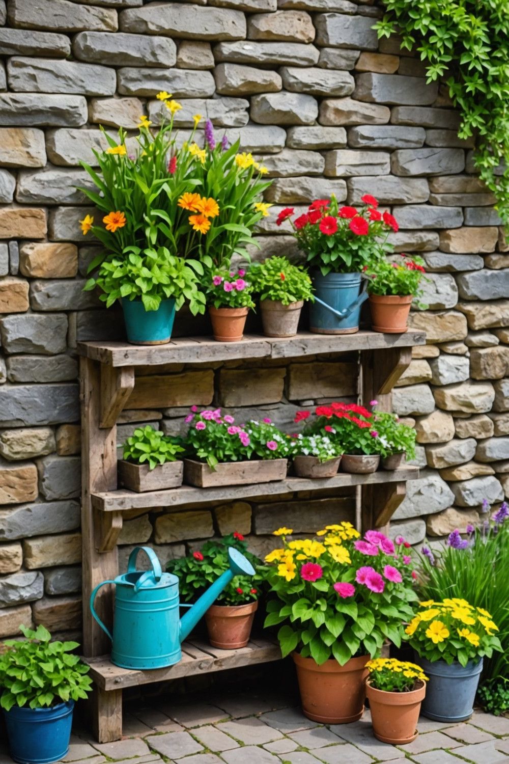 Repurposed Pallet Planters