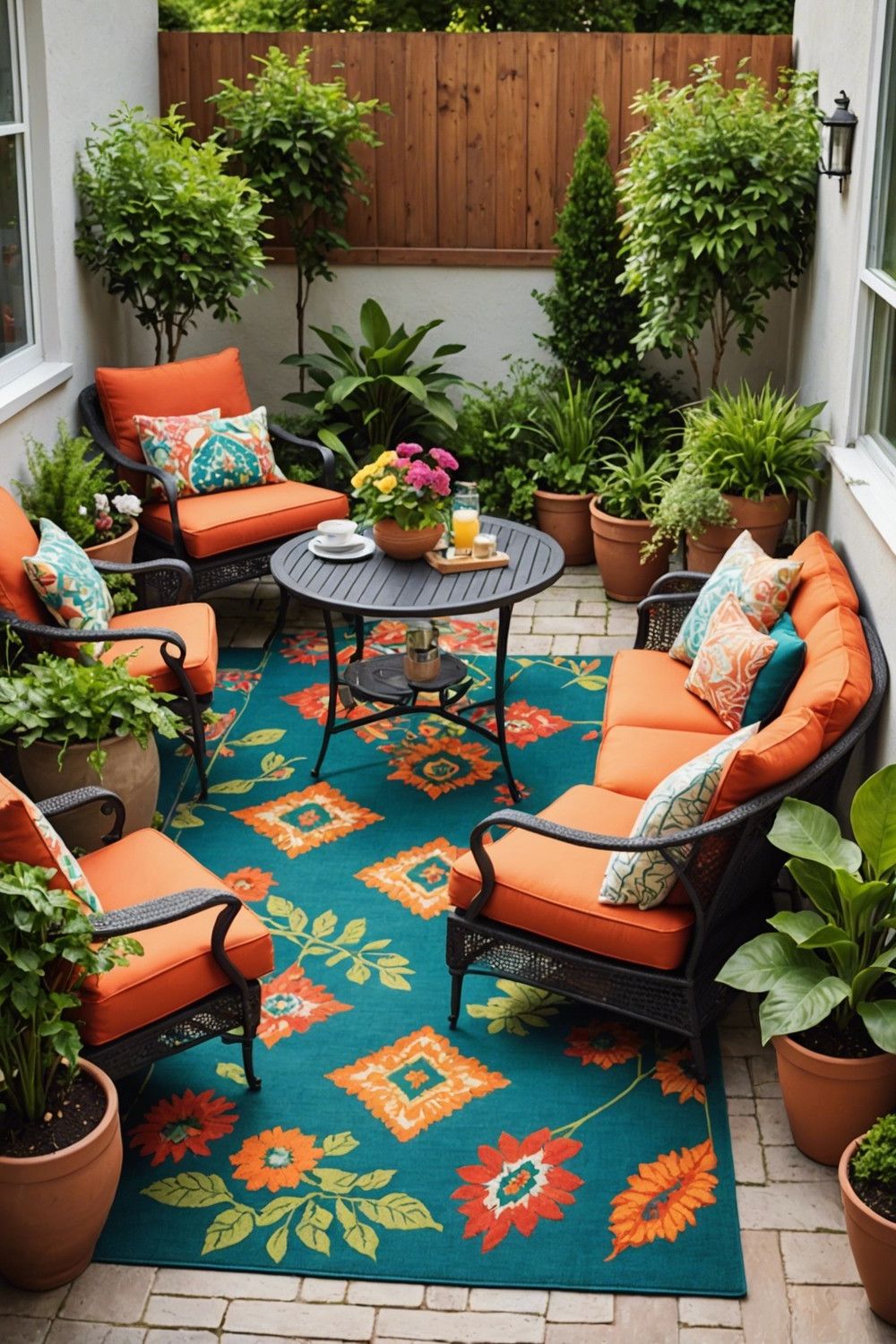 Outdoor Rugs for a Pop of Color
