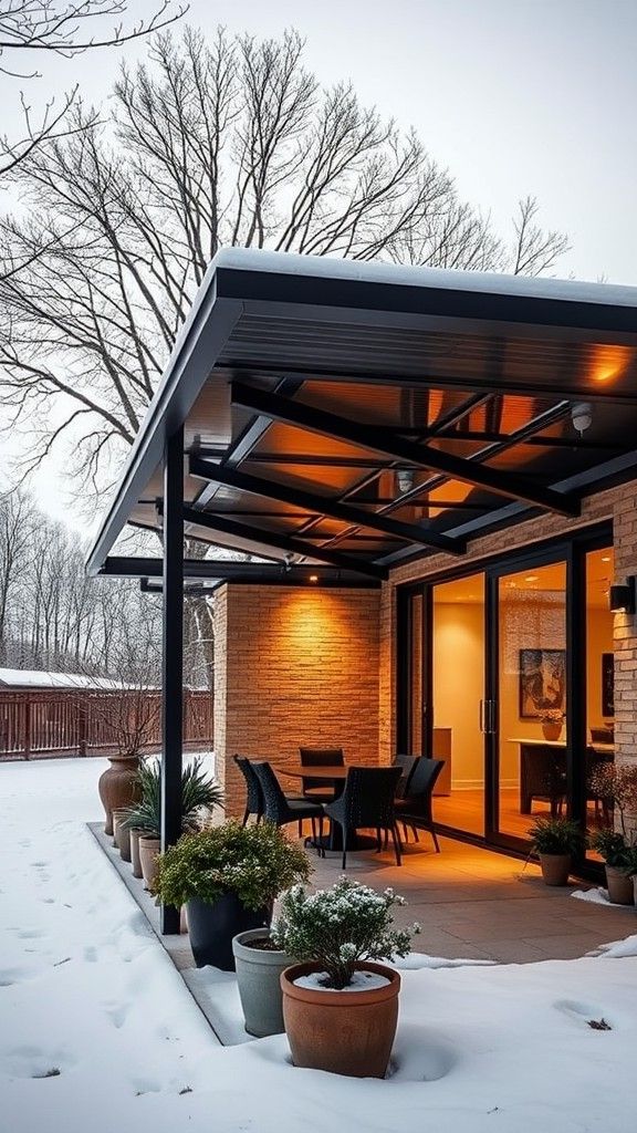 Solar-Powered Patio Roofs
