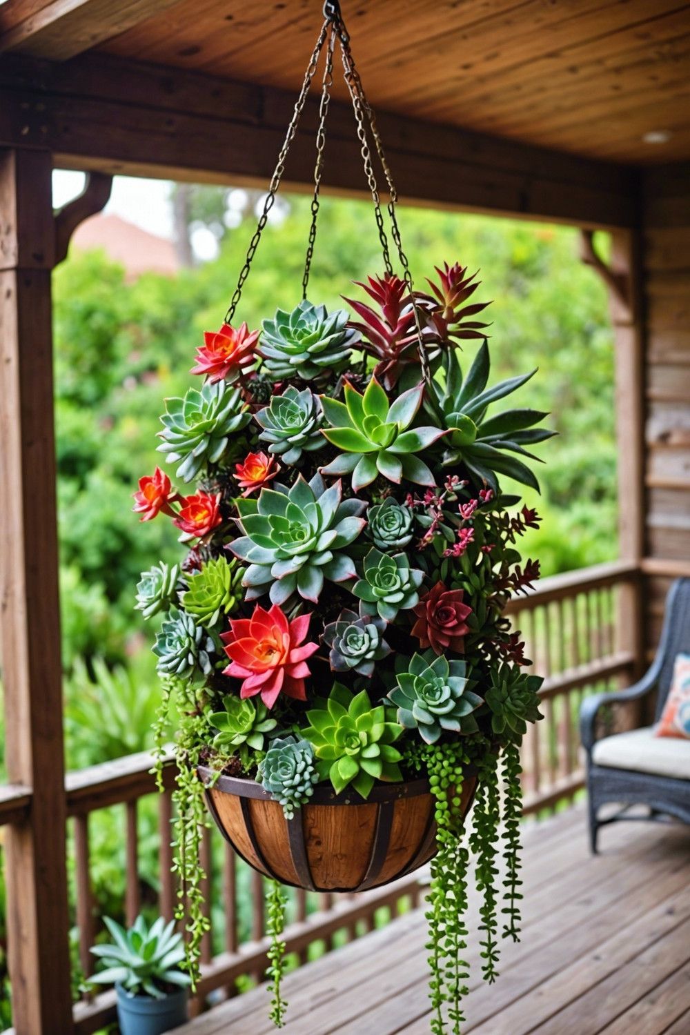 Hanging Succulent Baskets