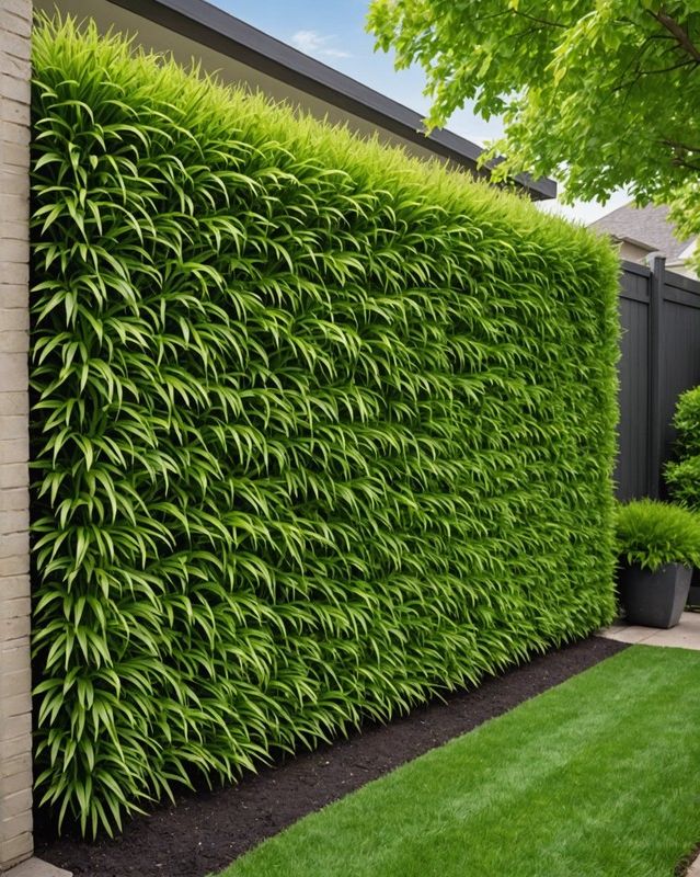 Lemongrass hedge or screen