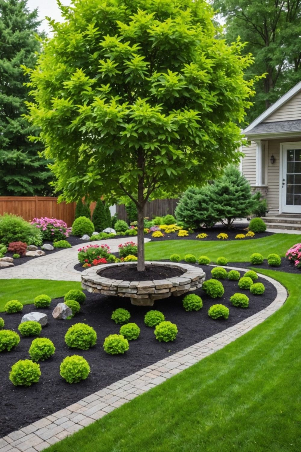 Use a Tree Well or Tree Pit to Define the Space