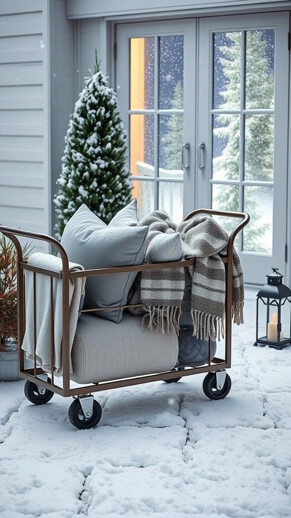 Use a Trolley for Extra Storage