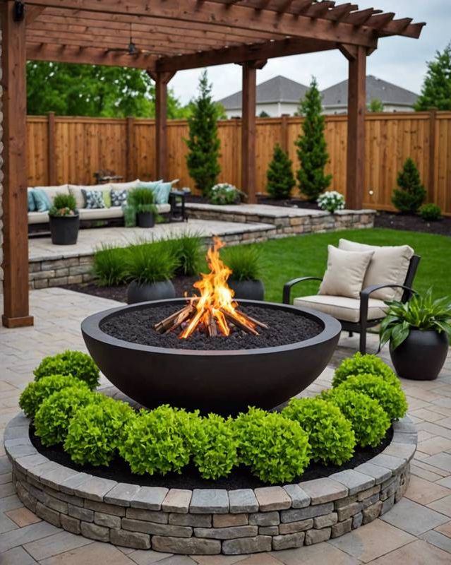 Fire Pit Planter