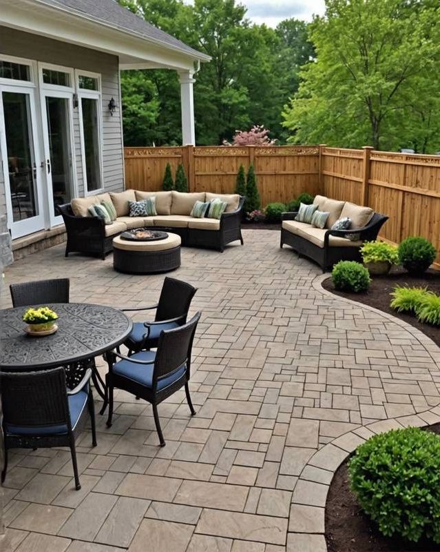 Composite Patio with Low Maintenance and Durability