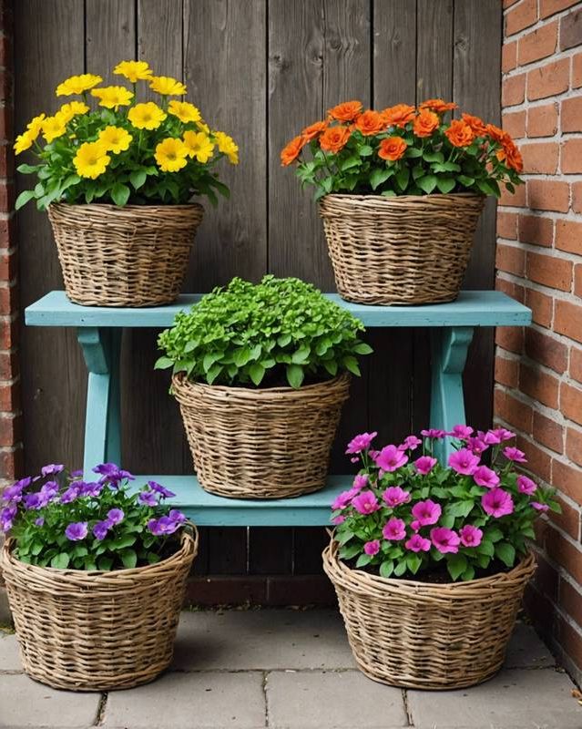 Repurposed Baskets