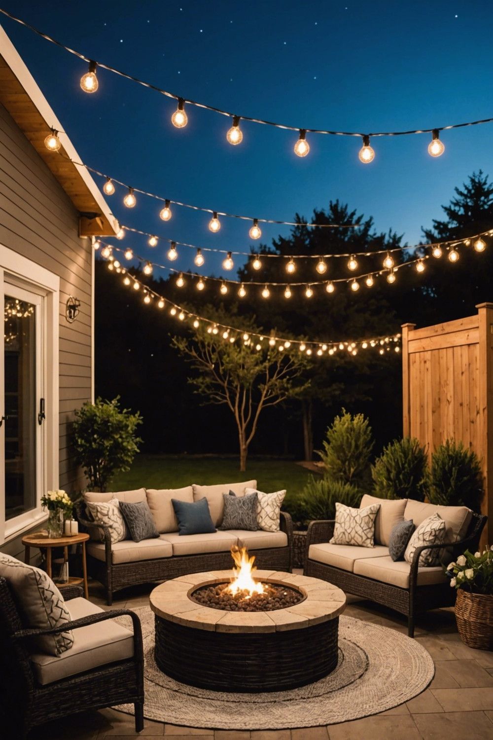 Fire Pit Seating for Chilly Nights
