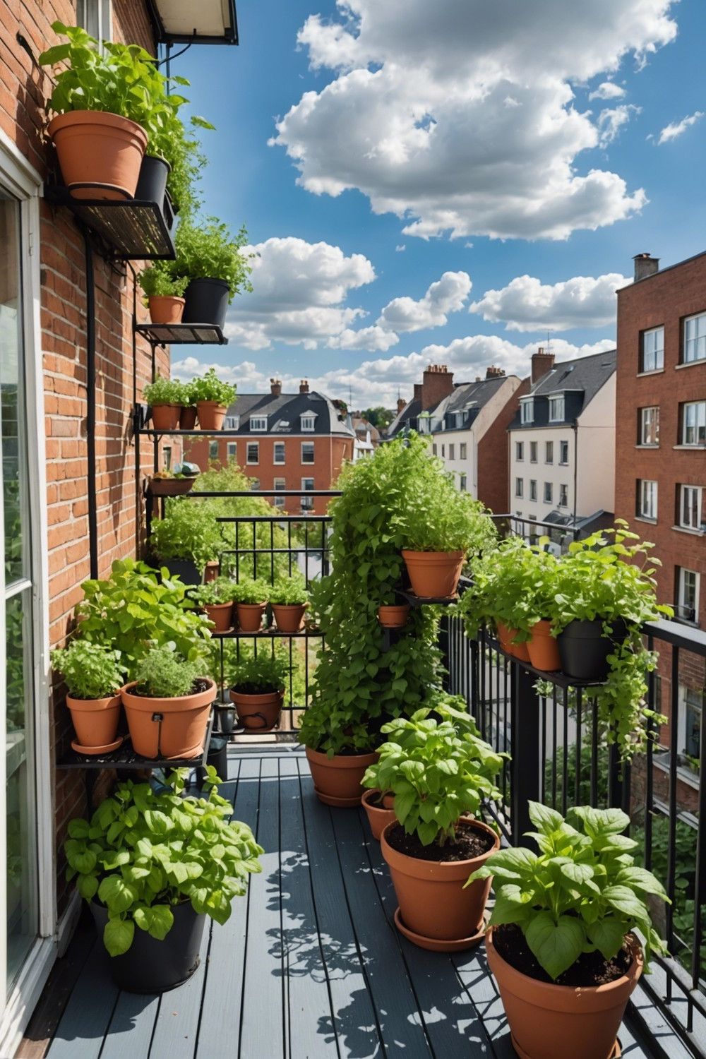 Balcony Herb Garden